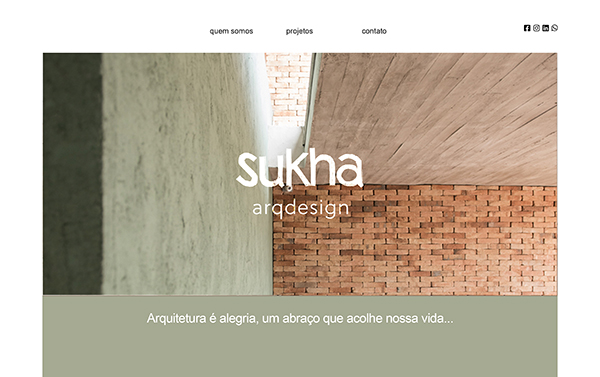Portfólio - Sukha arqdesign - DIG mkt digital